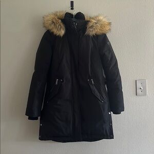 XS Black Parka